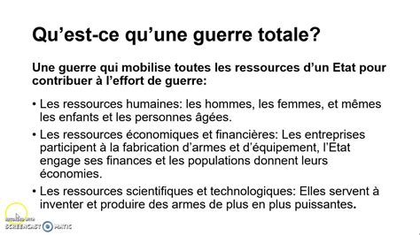 definition guerre totale